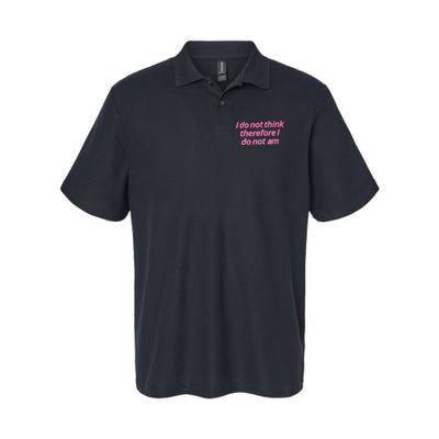 I Do Not Think Therefore I Do Not Am Polo