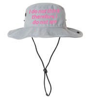 I Do Not Think Therefore I Do Not Am Bucket Hat