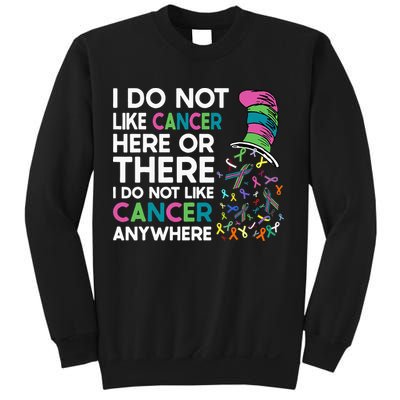 I Do Not Like Cancer Here Or There I Do Not Like Cancer Sweatshirt