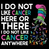 I Do Not Like Cancer Here Or There I Do Not Like Cancer 16 in Basic Backpack