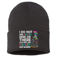 I Do Not Like Cancer Here Or There I Do Not Like Cancer Sustainable Knit Beanie