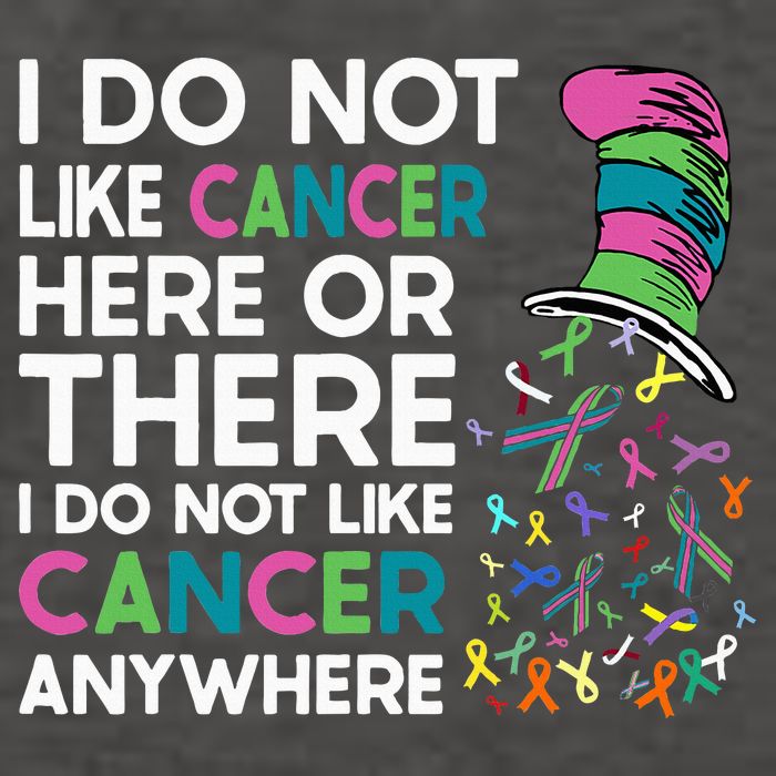 I Do Not Like Cancer Here Or There I Do Not Like Cancer Vector Backpack
