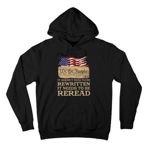 It DoesnT Need To Be Rewritten It Needs To Be Reread Hoodie