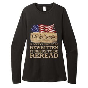 It DoesnT Need To Be Rewritten It Needs To Be Reread Womens CVC Long Sleeve Shirt