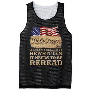 It DoesnT Need To Be Rewritten It Needs To Be Reread Mesh Reversible Basketball Jersey Tank