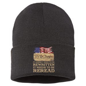 It DoesnT Need To Be Rewritten It Needs To Be Reread Sustainable Knit Beanie