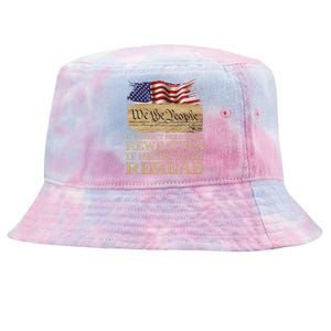 It DoesnT Need To Be Rewritten It Needs To Be Reread Tie-Dyed Bucket Hat