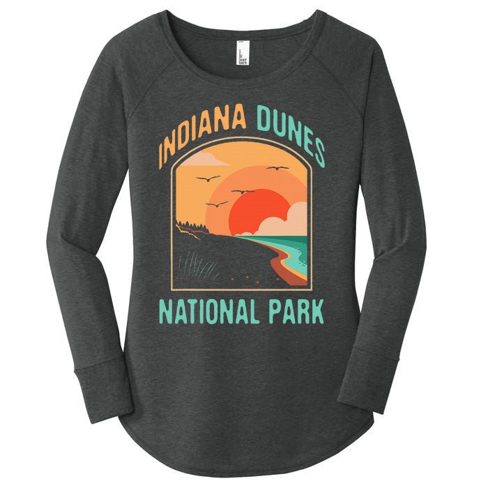 Indiana Dunes National Park Us Gift Women's Perfect Tri Tunic Long Sleeve Shirt