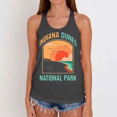 Indiana Dunes National Park Us Gift Women's Knotted Racerback Tank