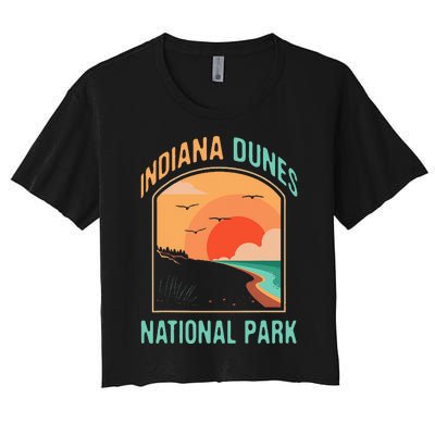 Indiana Dunes National Park Us Gift Women's Crop Top Tee