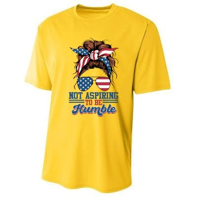 I Do Not Aspire To Be Humble Kamala Harris 2024 Performance Sprint T-Shirt