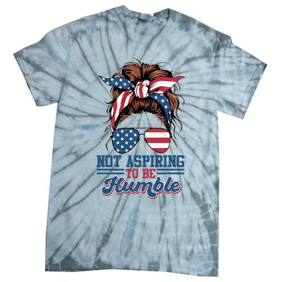 I Do Not Aspire To Be Humble Kamala Harris 2024 Tie-Dye T-Shirt