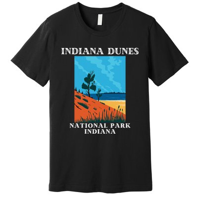 Indiana Dunes National Park Indiana Lake Michigan Premium T-Shirt