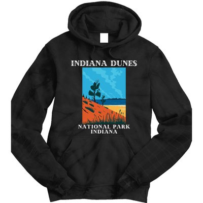 Indiana Dunes National Park Indiana Lake Michigan Tie Dye Hoodie