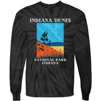 Indiana Dunes National Park Indiana Lake Michigan Tie-Dye Long Sleeve Shirt