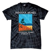 Indiana Dunes National Park Indiana Lake Michigan Tie-Dye T-Shirt