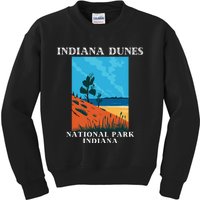 Indiana Dunes National Park Indiana Lake Michigan Kids Sweatshirt