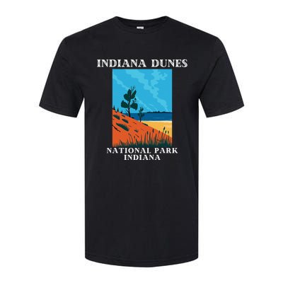 Indiana Dunes National Park Indiana Lake Michigan Softstyle CVC T-Shirt