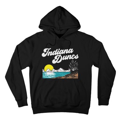 Indiana Dunes National Park Retro Vintage 80S Hoodie