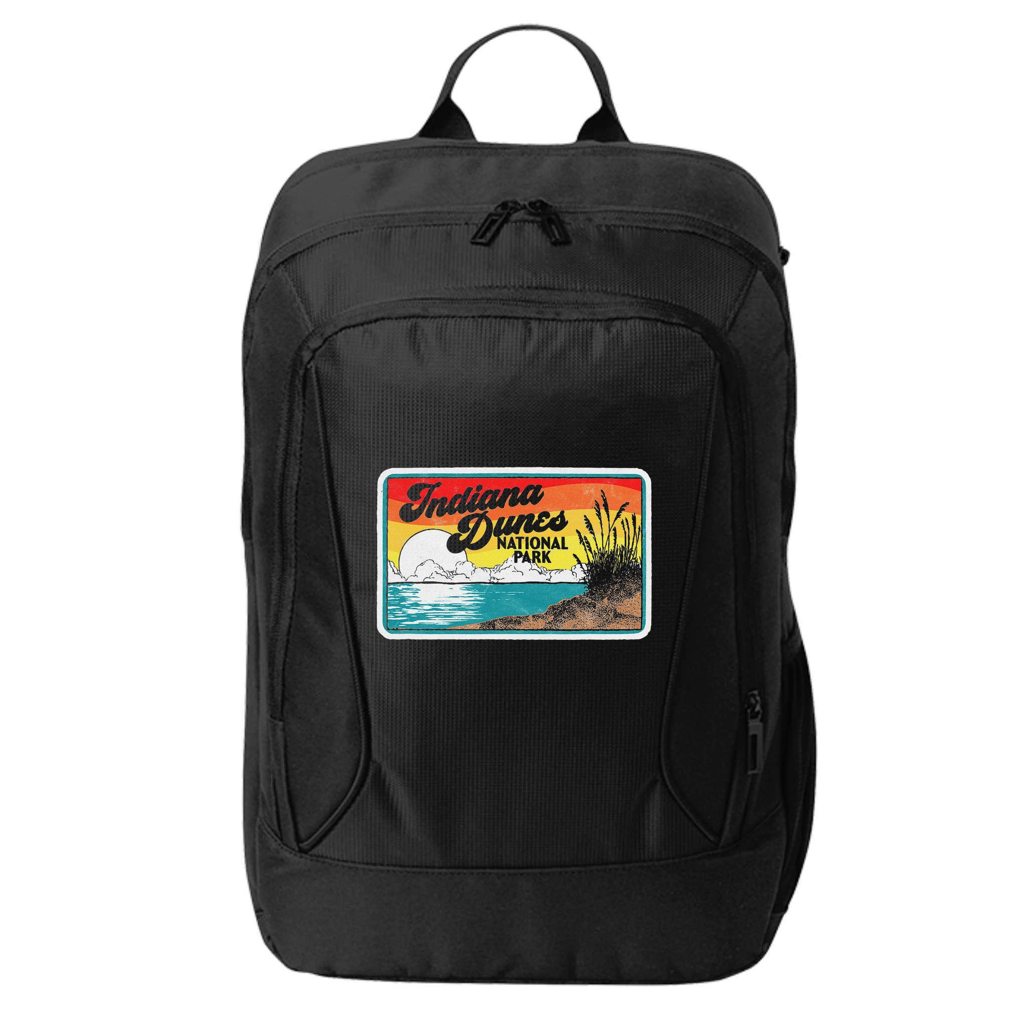 Indiana Dunes National Park Retro Vintage 80S Graphic City Backpack