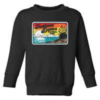 Indiana Dunes National Park Retro Vintage 80S Graphic Toddler Sweatshirt