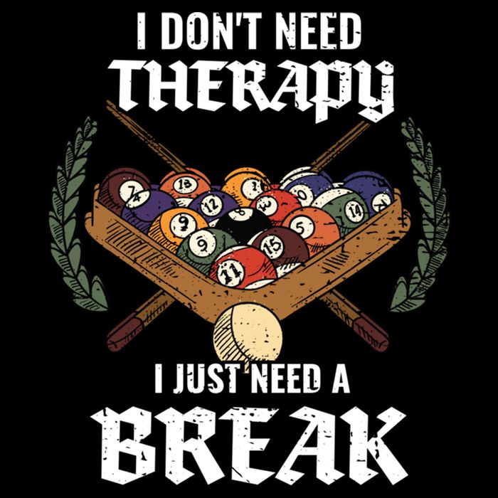 I DonT Need Therapy I Just Need A Break Billiards Snooker Gift Wool Snapback Cap