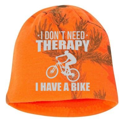 I Dont Need Therapy I Have A Bike Gift Funny Cycling Kati - Camo Knit Beanie