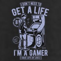 I DonT Need To Get A Life IM A Gamer I Have Lots Of Lives Cute Gift Adult Drive Performance Visor