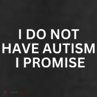 I Do Not Have Autism I Promise Funny Sayings 7 Panel Mesh Trucker Snapback Hat