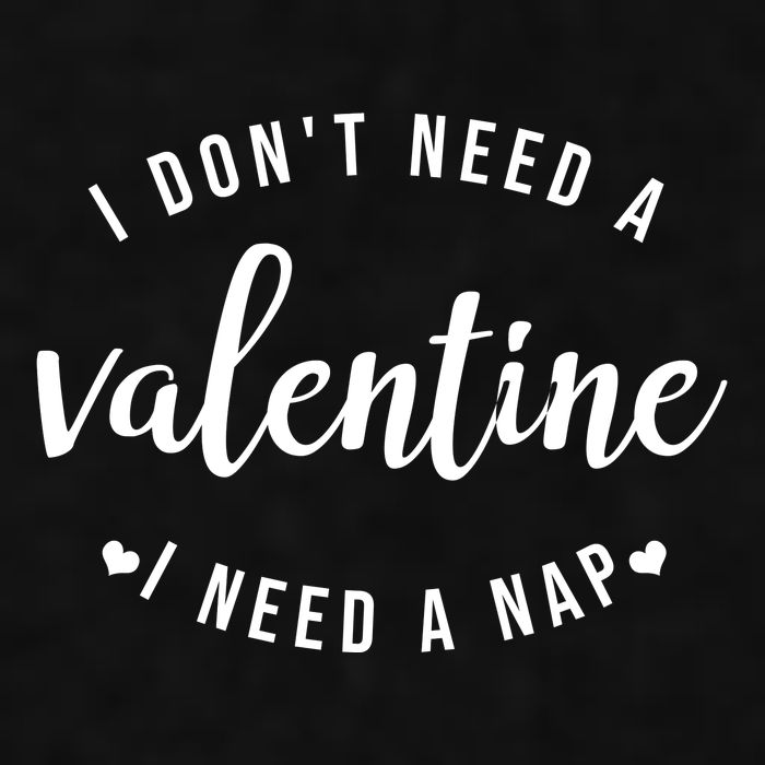 I DonT Need A Valentine I Need A Nap Funny Valentines Day Ladies PosiCharge Tri-Blend Wicking Tank