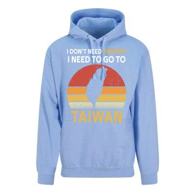 I Don't Need Therapy I Just Need To Go To Taiwan Funny Gift Great Gift Unisex Surf Hoodie