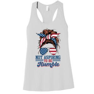 I Do Not Aspire To Be Humble Kamala Harris 2024 Women's Racerback Tank