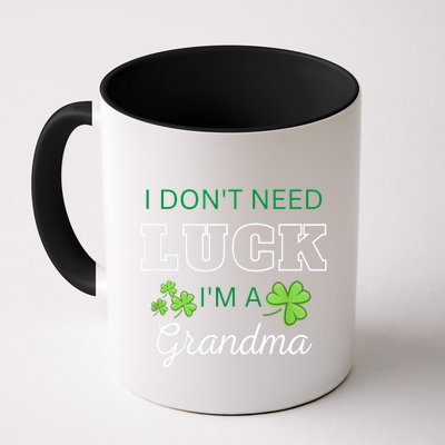 I Don't Need Luck I'm A Grandma St. Patricks Day Shamrock Mug