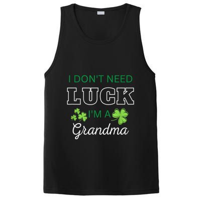 I Don't Need Luck I'm A Grandma St. Patricks Day Shamrock PosiCharge Competitor Tank