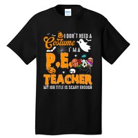 I Don't Need A Costume I'm A PE Teacher Halloween Costume Tall T-Shirt