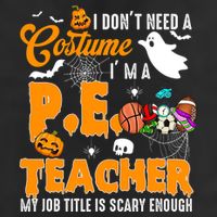 I Don't Need A Costume I'm A PE Teacher Halloween Costume Adult Drive Performance Visor