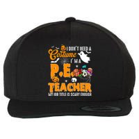 I Don't Need A Costume I'm A PE Teacher Halloween Costume Wool Snapback Cap