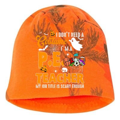 I Don't Need A Costume I'm A PE Teacher Halloween Costume Kati - Camo Knit Beanie