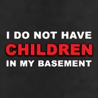 I Do Not Have Children In My Basement Garment-Dyed Fleece Hoodie