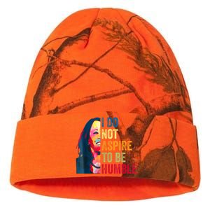 I Do Not Aspire To Be Humble Saying Quote Kamala Harris Kati Licensed 12" Camo Beanie