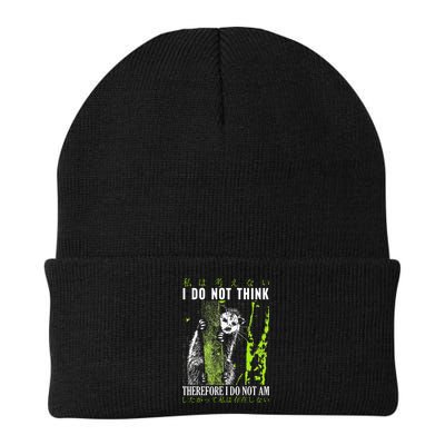 I Do Not Think Therefore I Do Not Am Funny Saying Knit Cap Winter Beanie