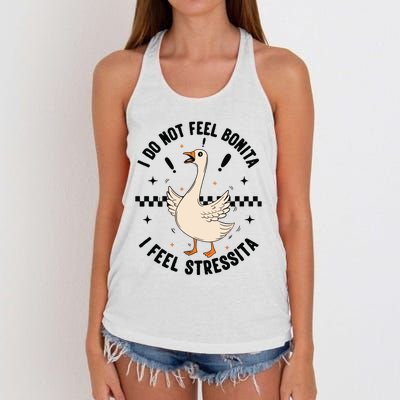 I Do Not Feel Bonita Women's Knotted Racerback Tank