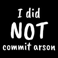 I Did Not Commit Arson Quote 16 in Basic Backpack