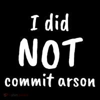 I Did Not Commit Arson Quote Toddler Sweatshirt