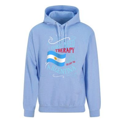 I Don't Need Therapy I Just Need To Go To Argentina Gift Unisex Surf Hoodie