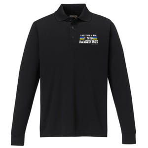 I Dont Need A Ride, I Need Ammunition Volodymyr Zelenskyy Stand With Ukraine Performance Long Sleeve Polo