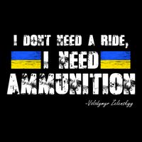 I Dont Need A Ride, I Need Ammunition Volodymyr Zelenskyy Stand With Ukraine Wool Snapback Cap