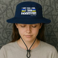 I Dont Need A Ride, I Need Ammunition Volodymyr Zelenskyy Stand With Ukraine Bucket Hat