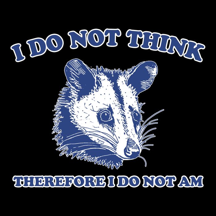 I Do Not Think Therefore I Do Not Am Impact Tech Backpack