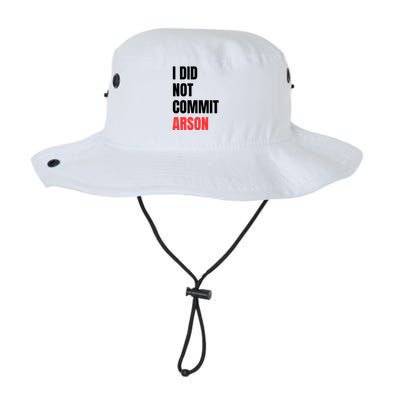 I Did Not Commit Arson Funny Quote Bucket Hat